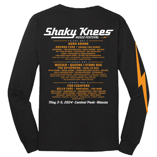 Shaky Bolt Lineup Longsleeve Tee