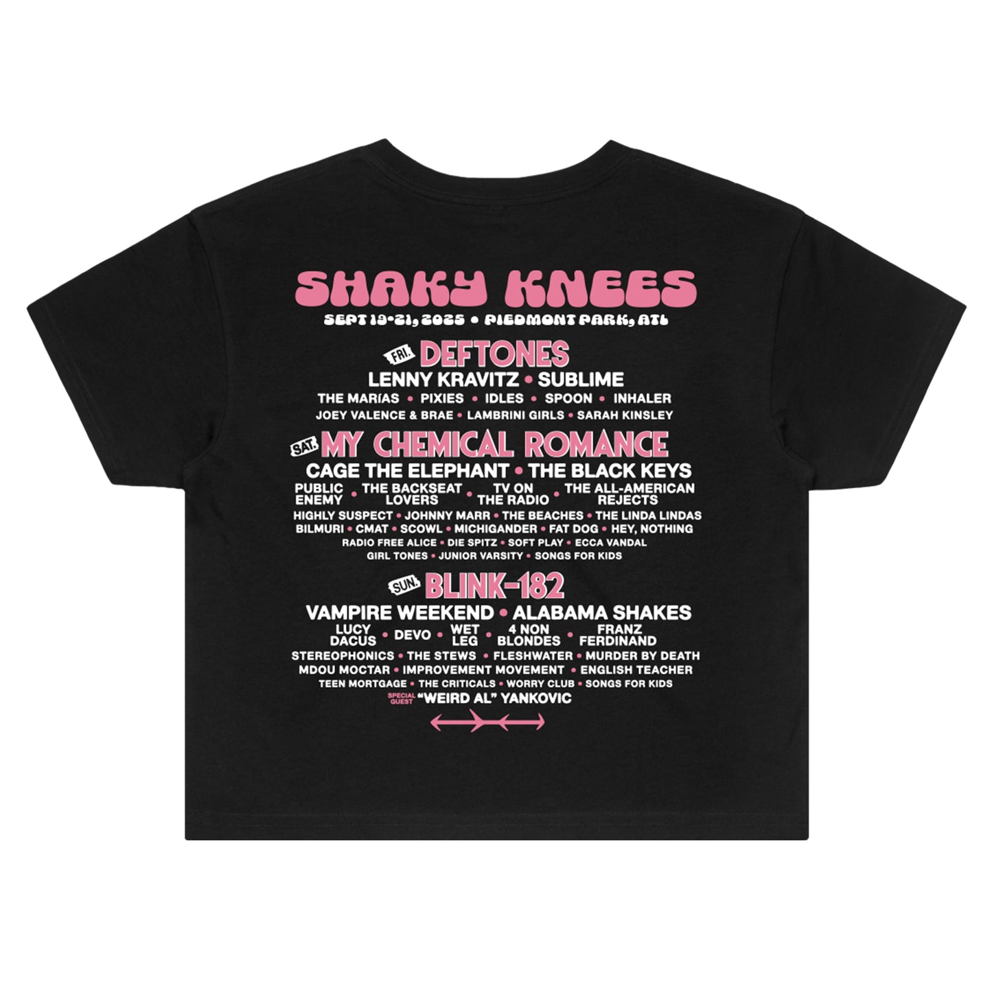Women's Bunny Lineup Crop Tee (Pre-order)