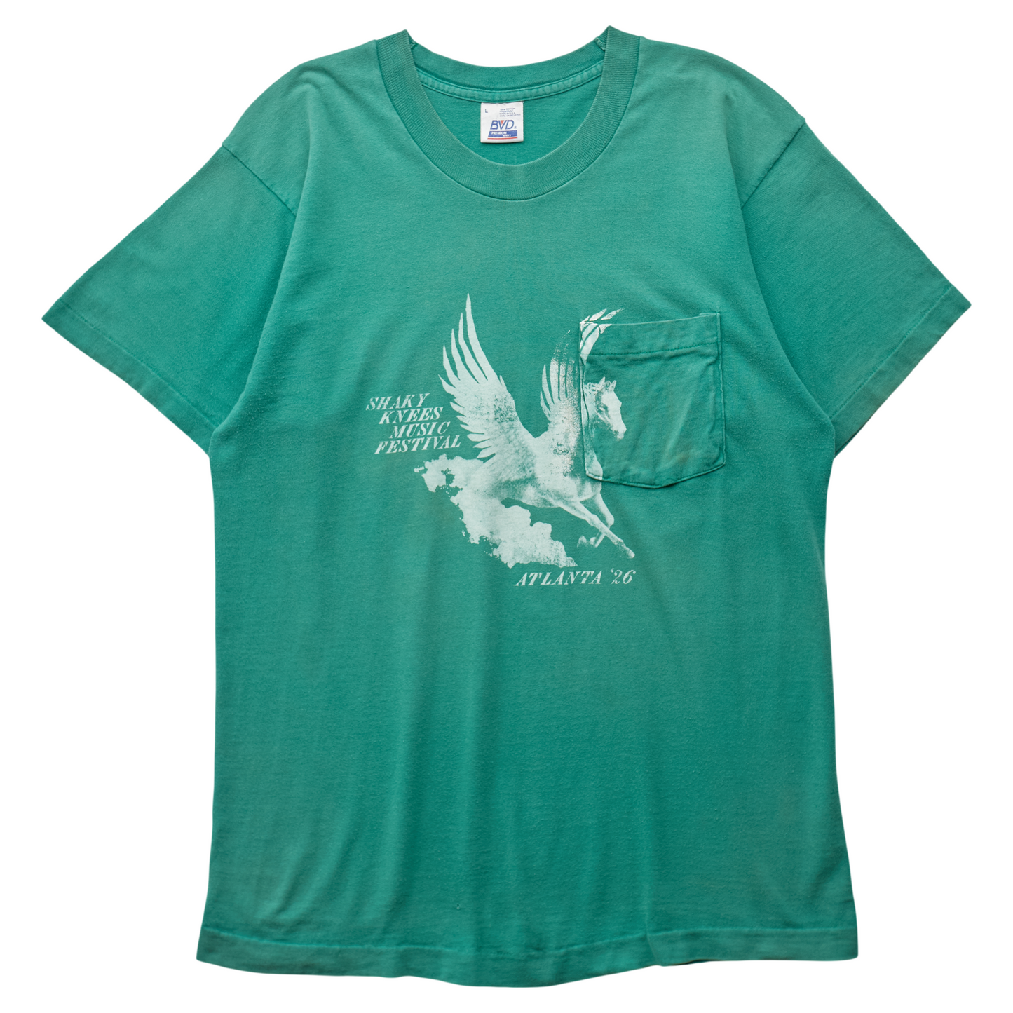 SK x Springy Green Pegasus Tee - M