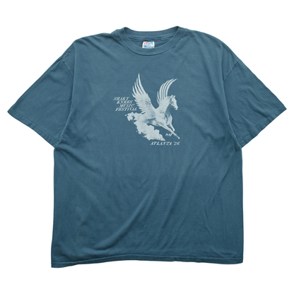 SK x Springy Blue Pegasus Tee - XL