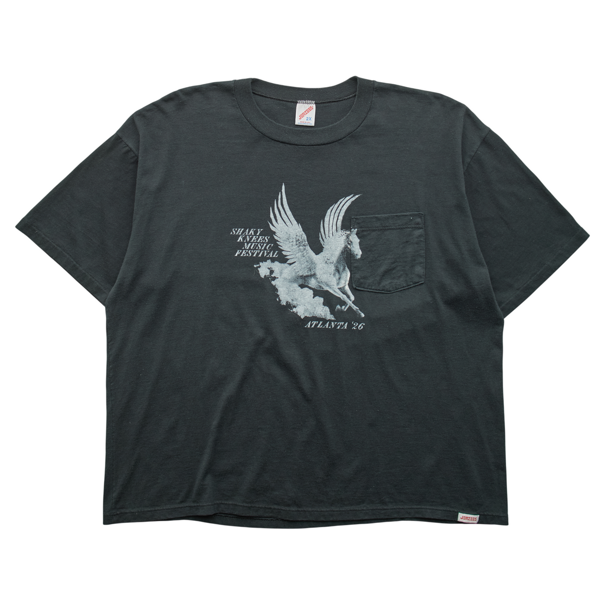 SK x Springy Black Pegasus Tee - XL