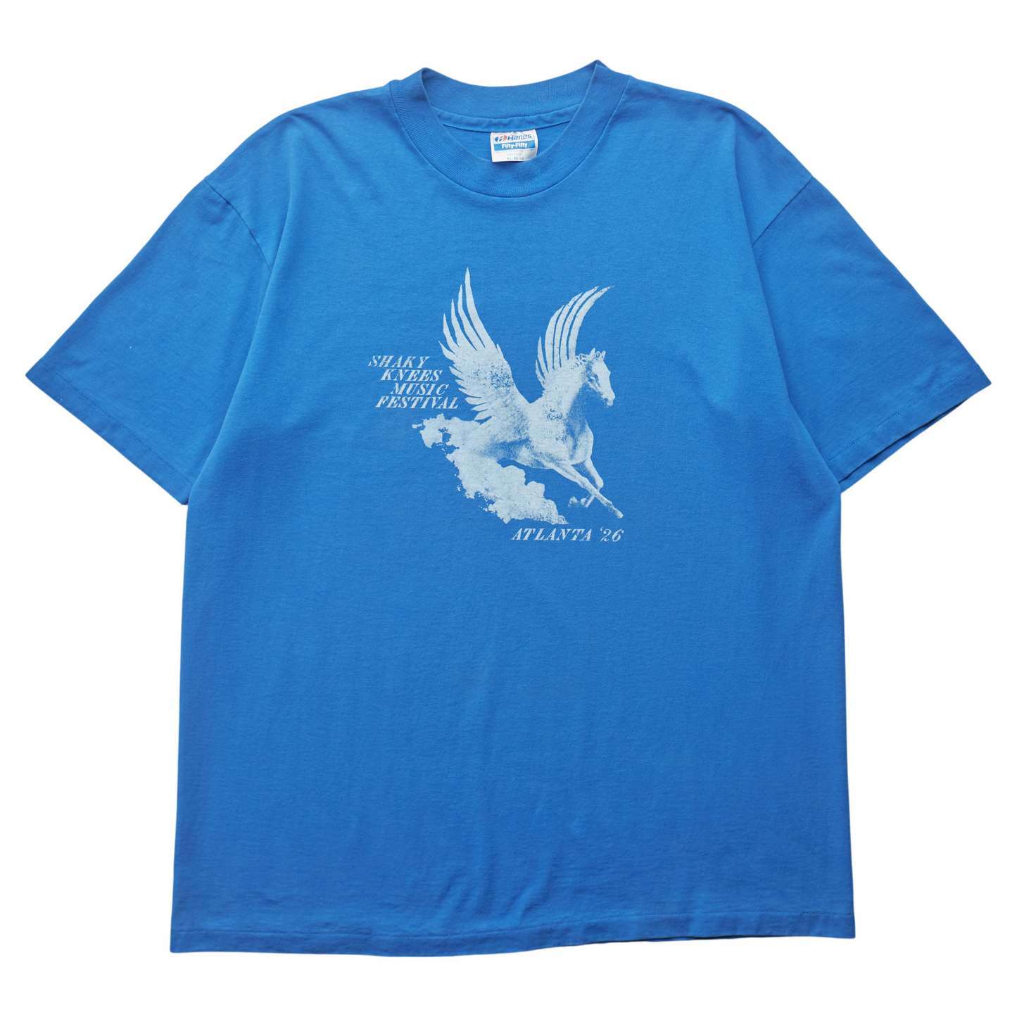 SK x Springy Blue Pegasus Tee - M