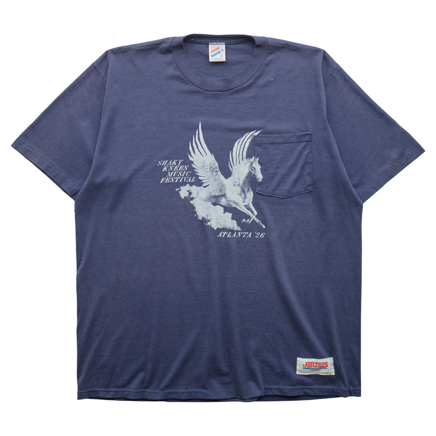 SK x Springy Navy Pegasus Tee - M