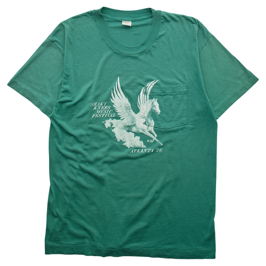 SK x Springy Green Pegasus Tee - M