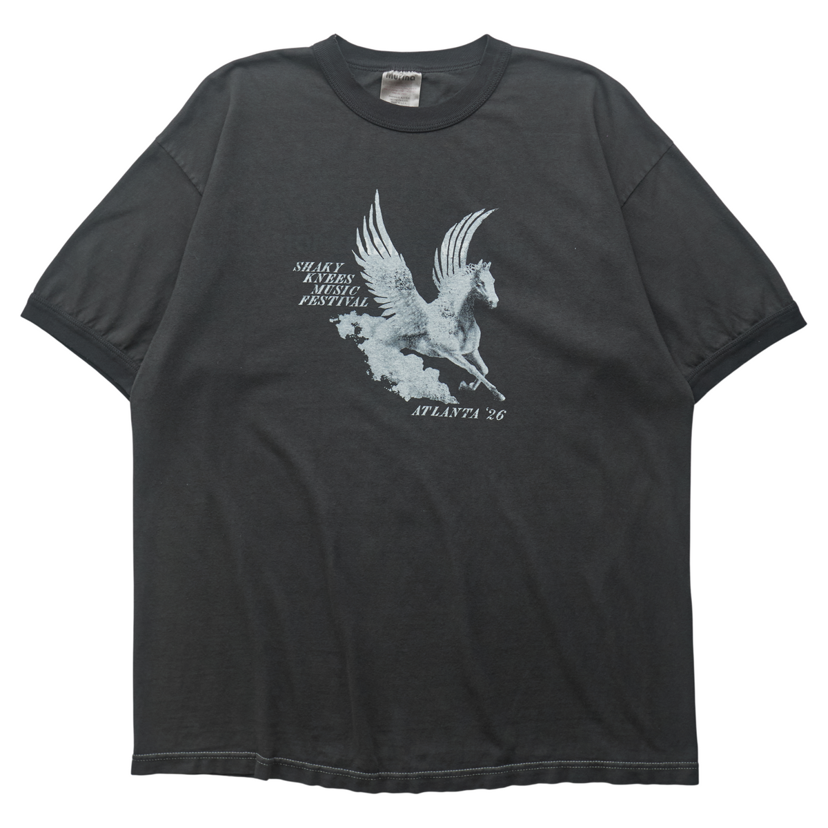SK x Springy Black Pegasus Tee - L