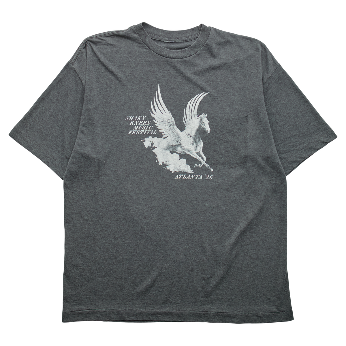 SK x Springy Gray Pegasus Tee - M