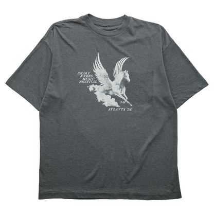 SK x Springy Gray Pegasus Tee - M