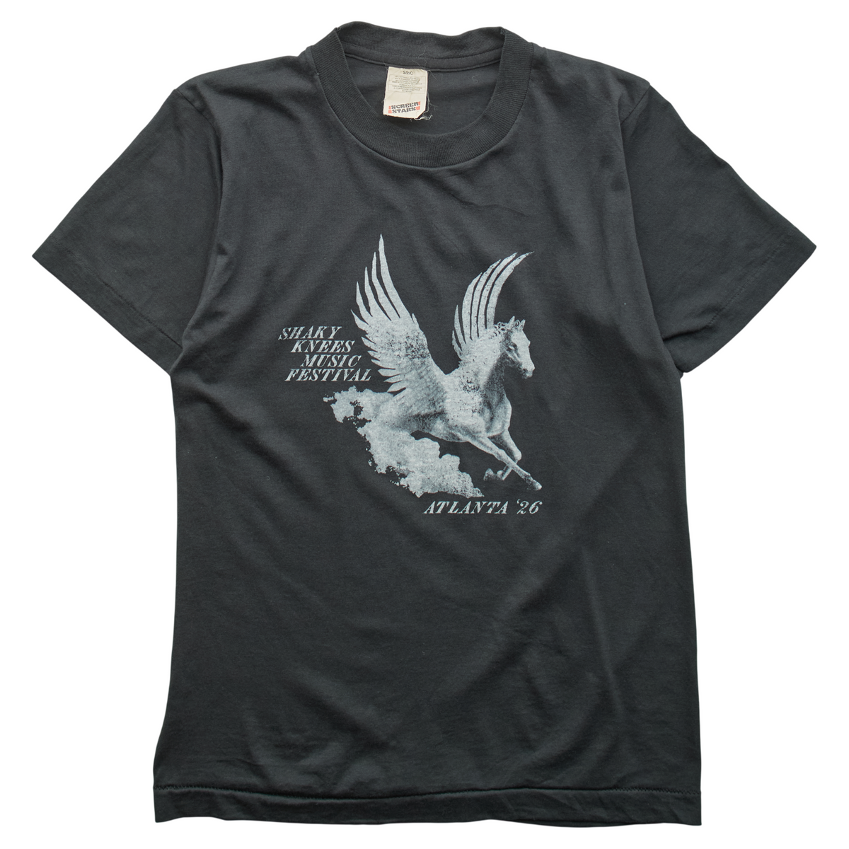 SK x Springy Black Pegasus Tee - XS