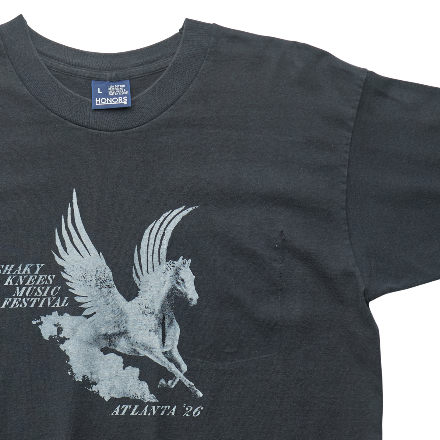 SK x Springy Black Pegasus Tee - L