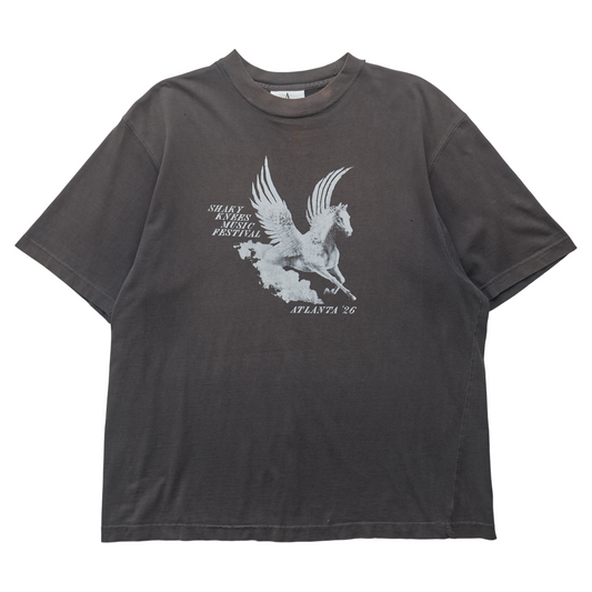 SK x Springy Black Pegasus Tee - M