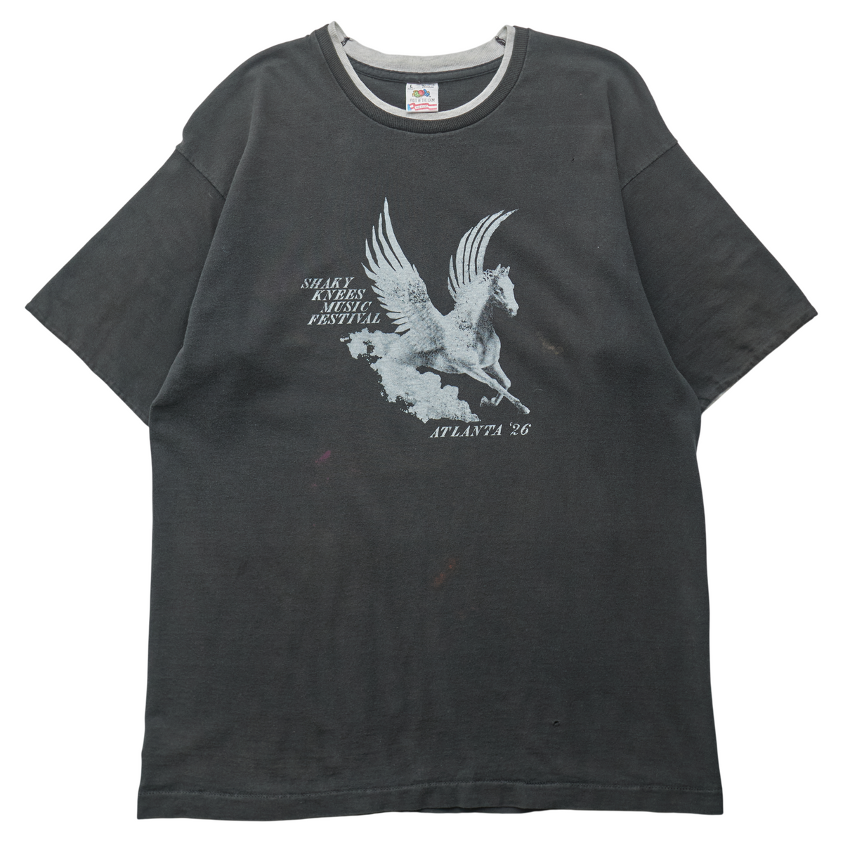 SK x Springy Black Pegasus Tee - M