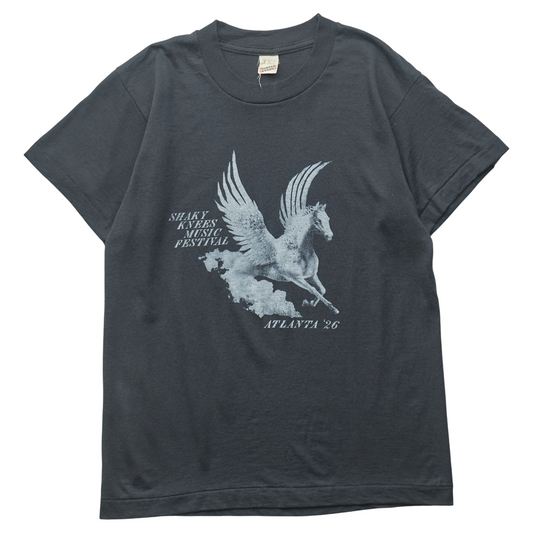SK x Springy Black Pegasus Tee - XS