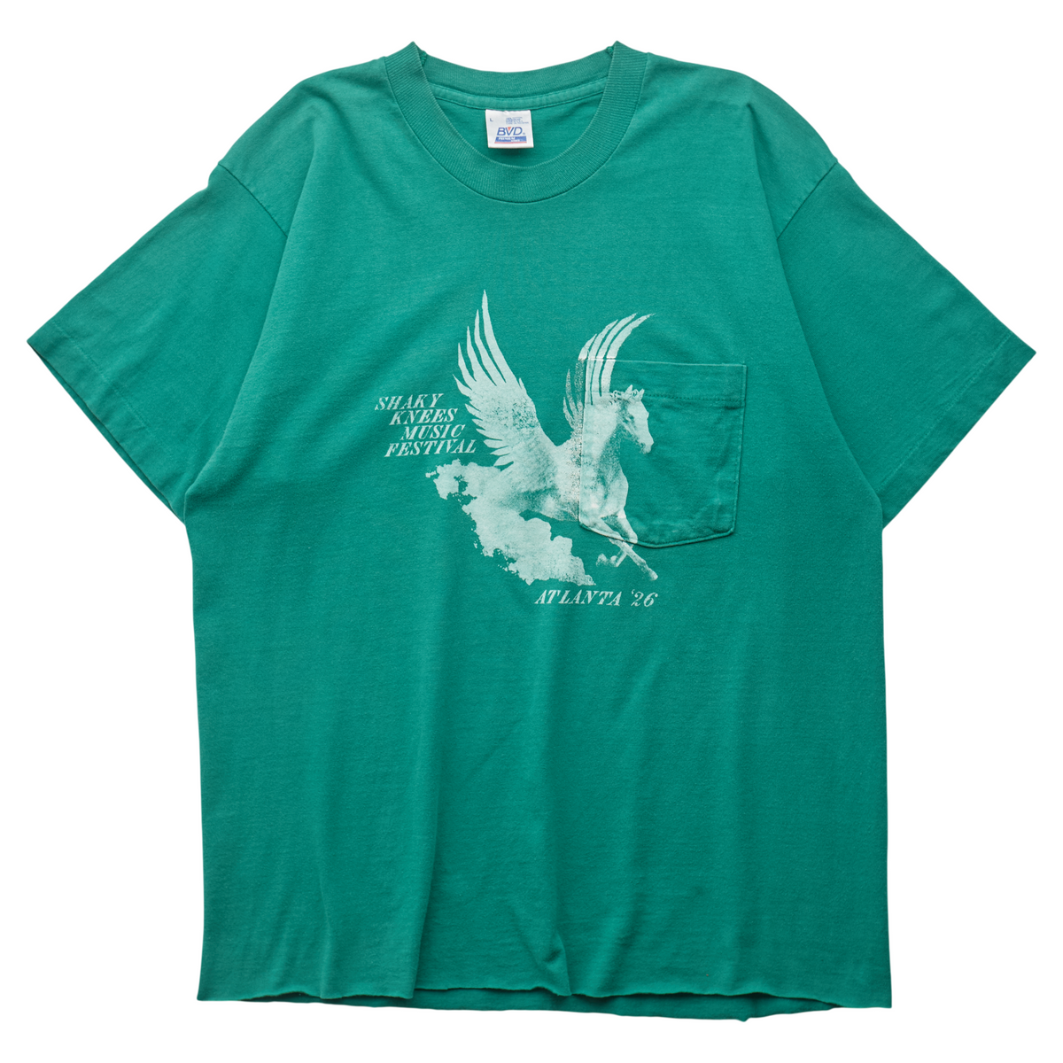 SK x Springy Green Pegasus Tee - M