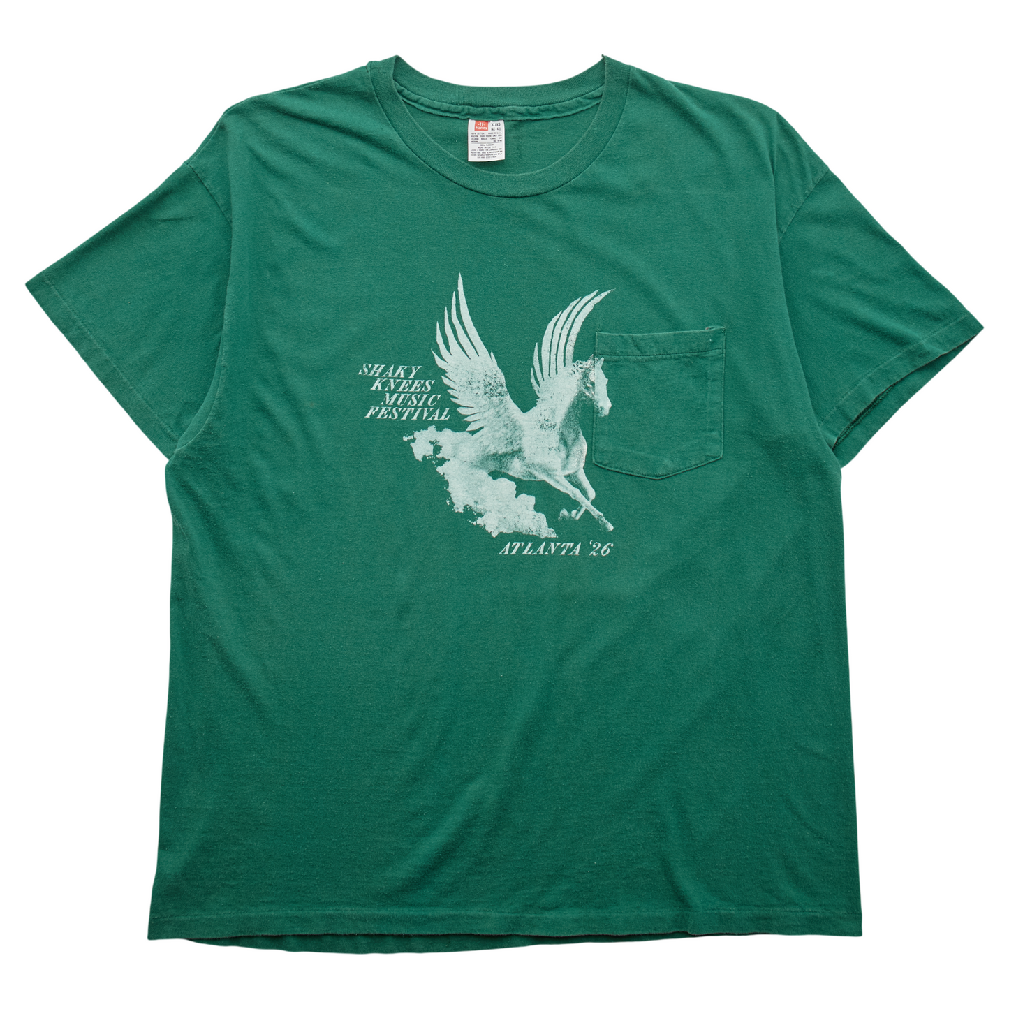 SK x Springy Green Pegasus Tee - M