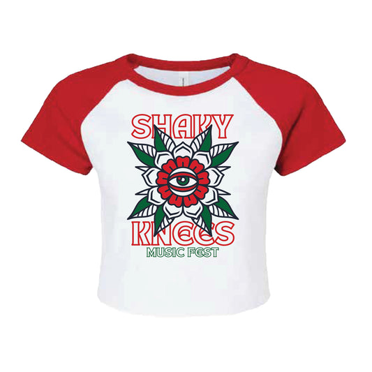 Women's Eye Bloom Crop Tee