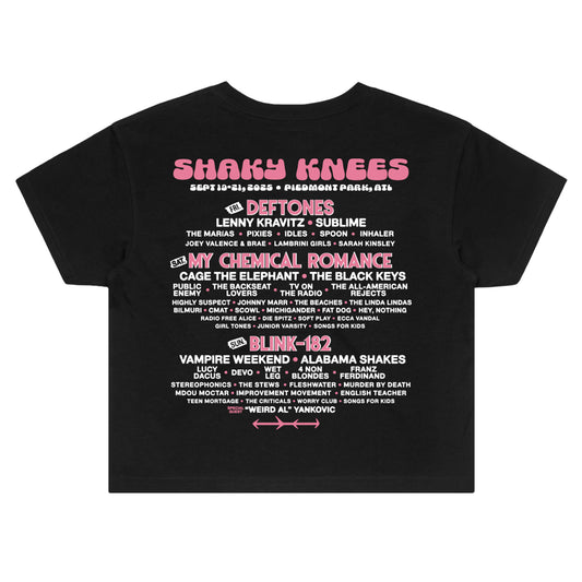 Women's Bunny Lineup Crop Tee (Pre-order)