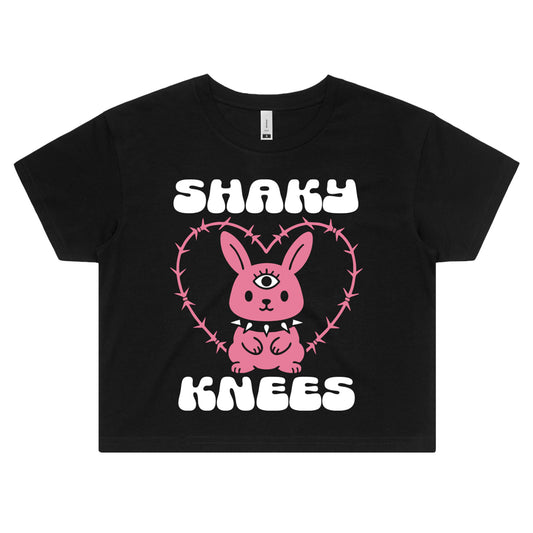 Women's Bunny Lineup Crop Tee (Pre-order)
