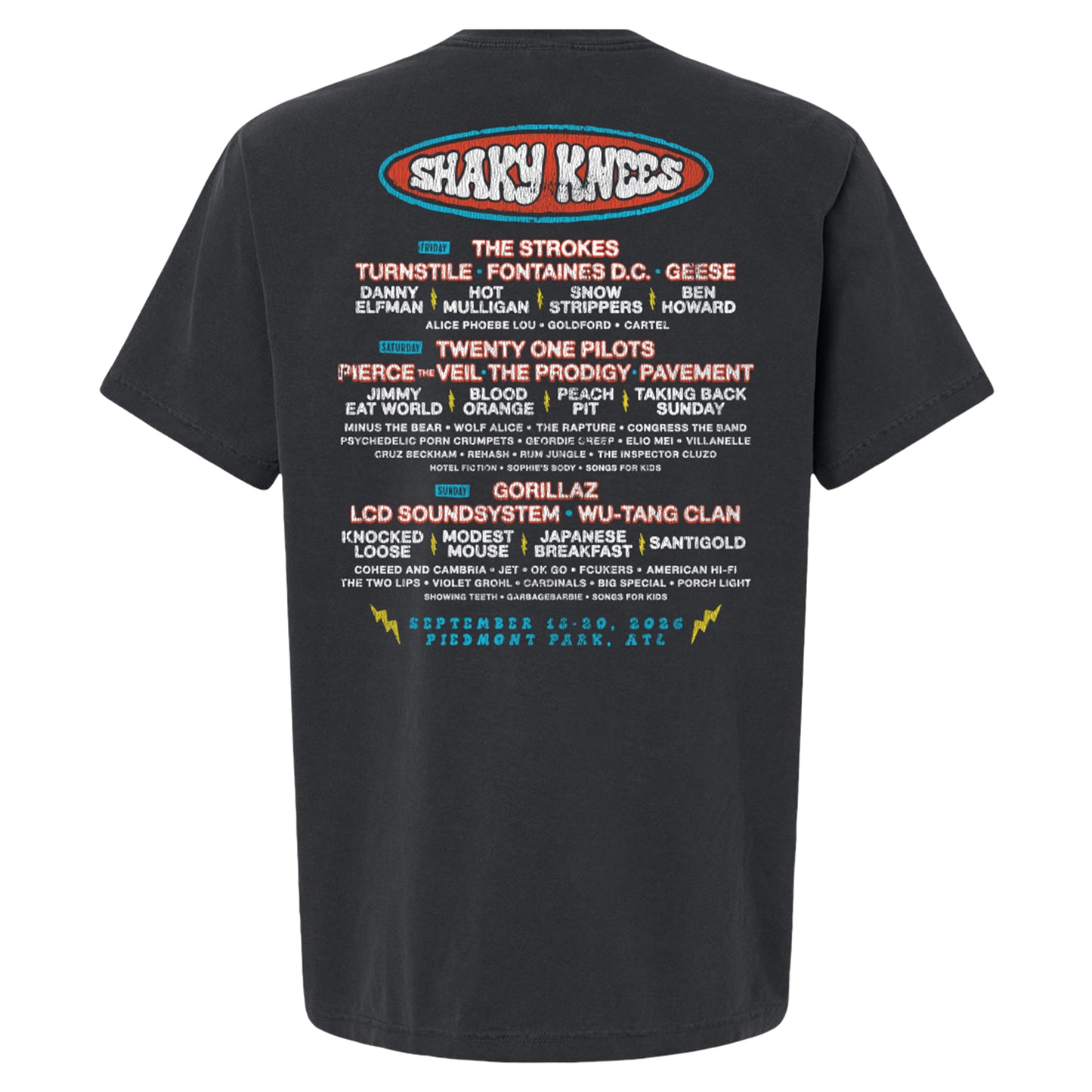 Electric Skeleton Lineup Tee