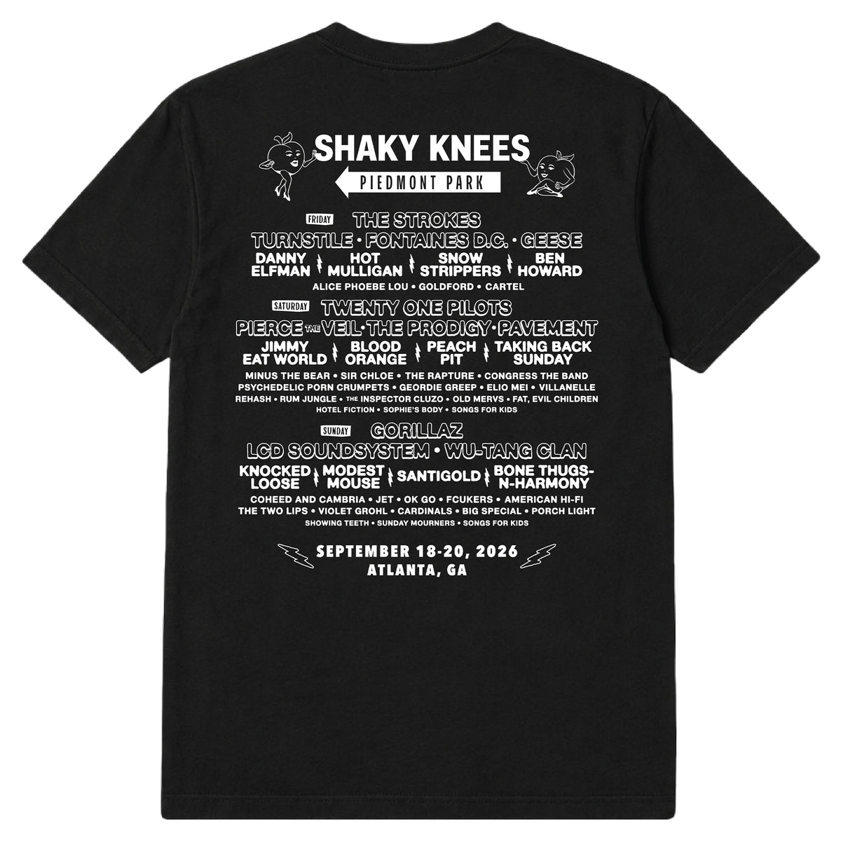 Peaches Lineup Tee