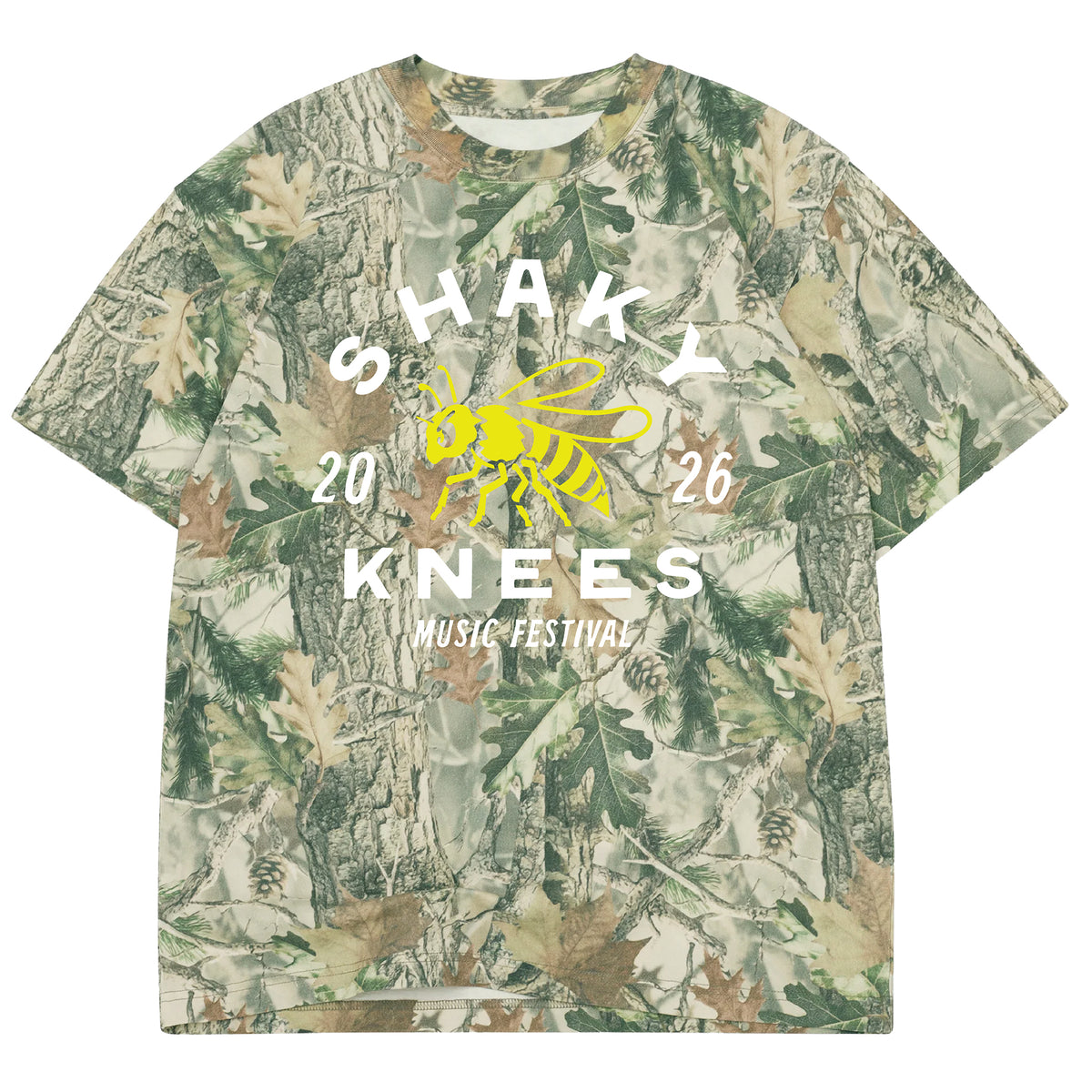 Bees Knees Lineup Camo Tee
