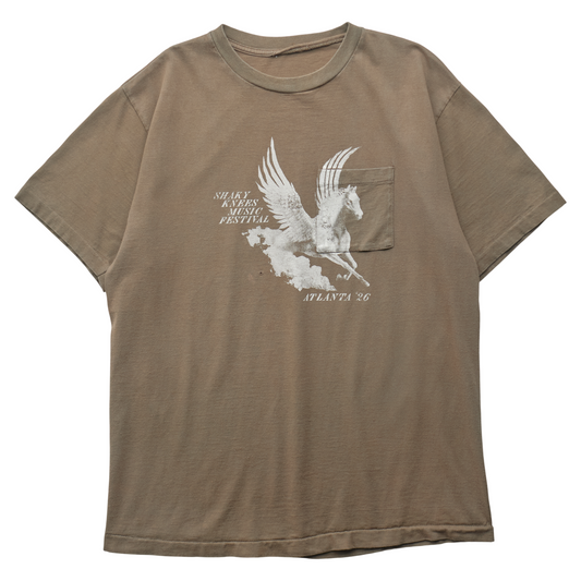 SK x Springy Brown Pegasus Tee - M