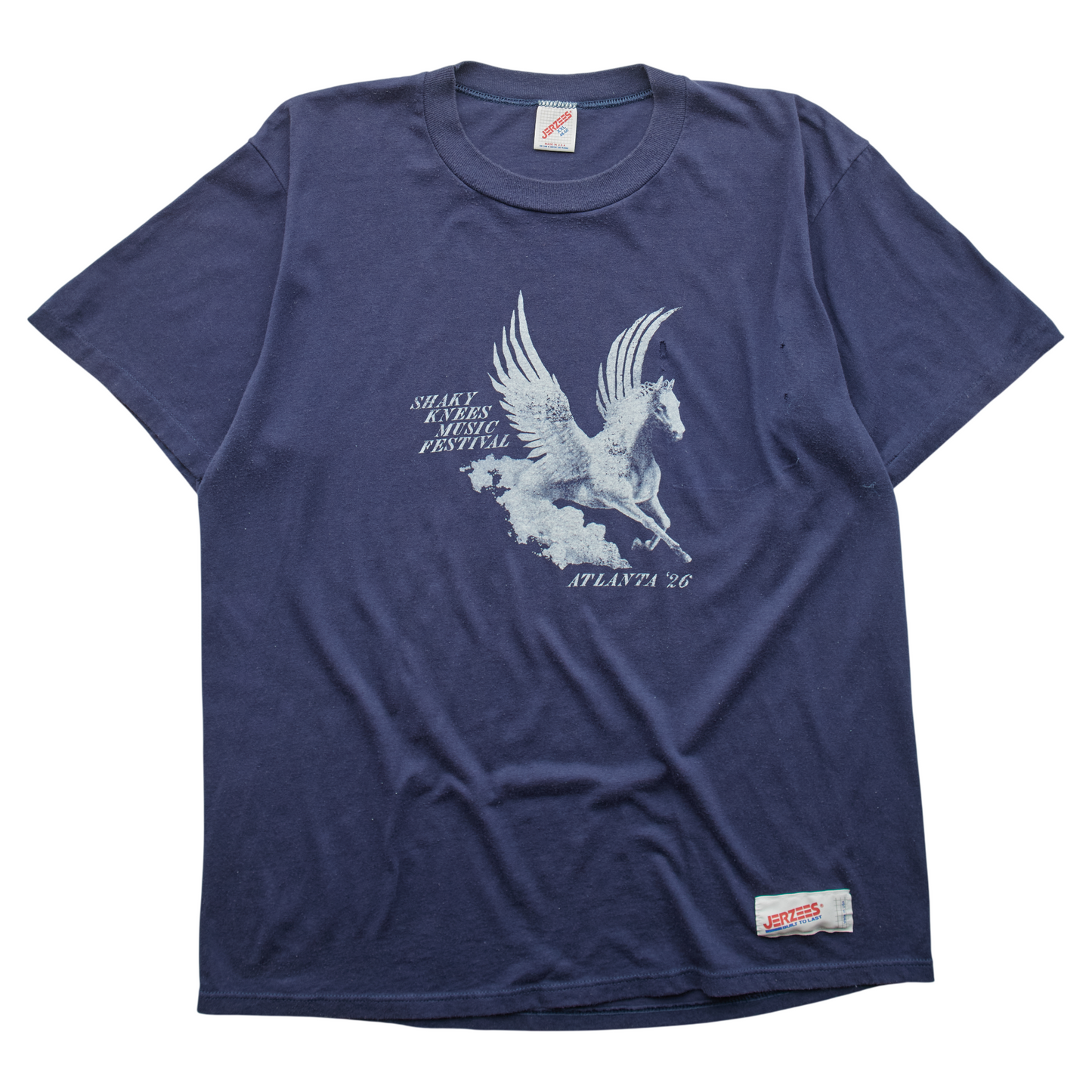 SK x Springy Navy Pegasus Tee - M