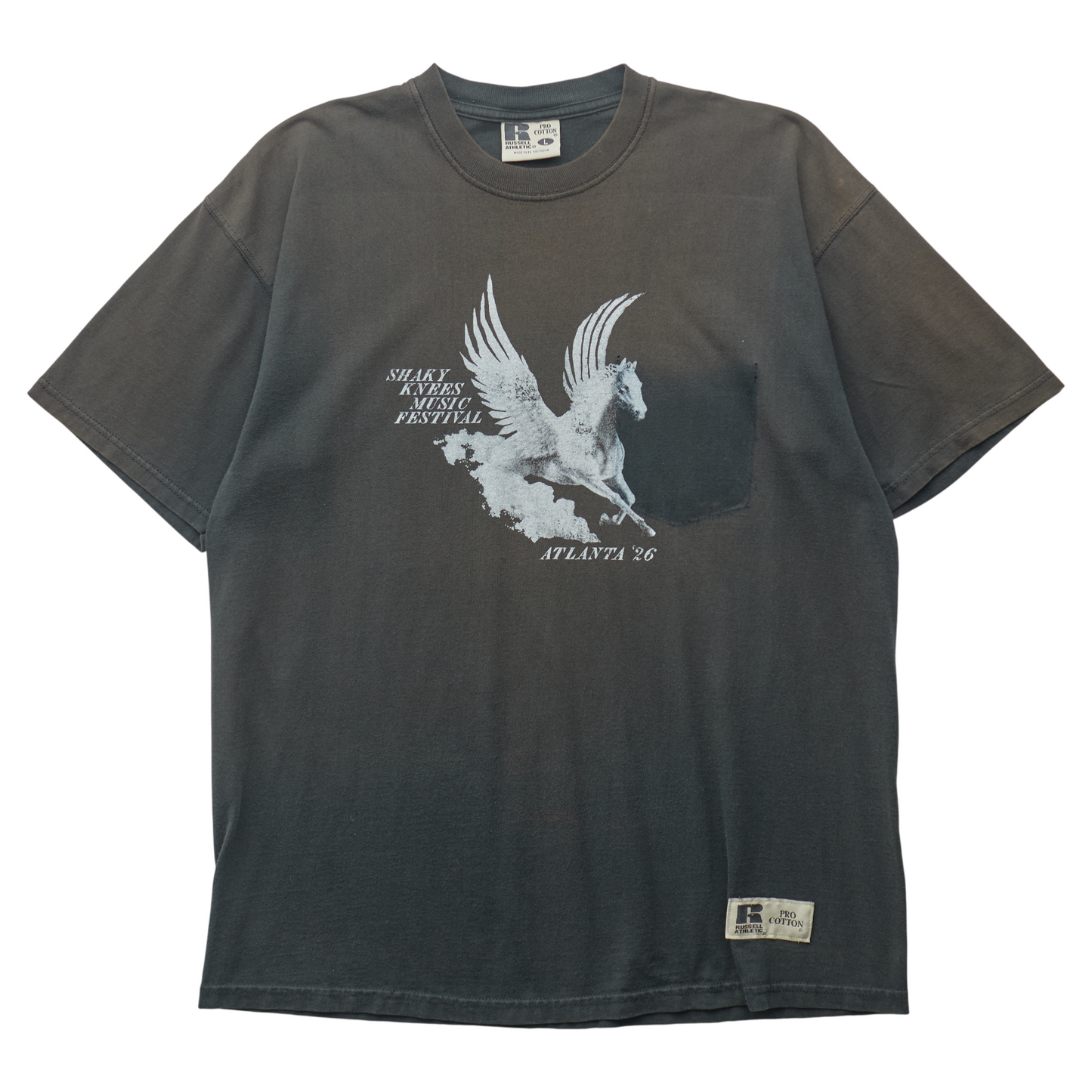 SK x Springy Black Pegasus Tee - L
