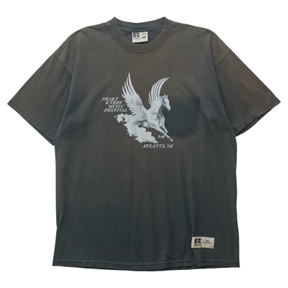 SK x Springy Black Pegasus Tee - L