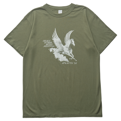SK x Springy Green Pegasus Tee - M