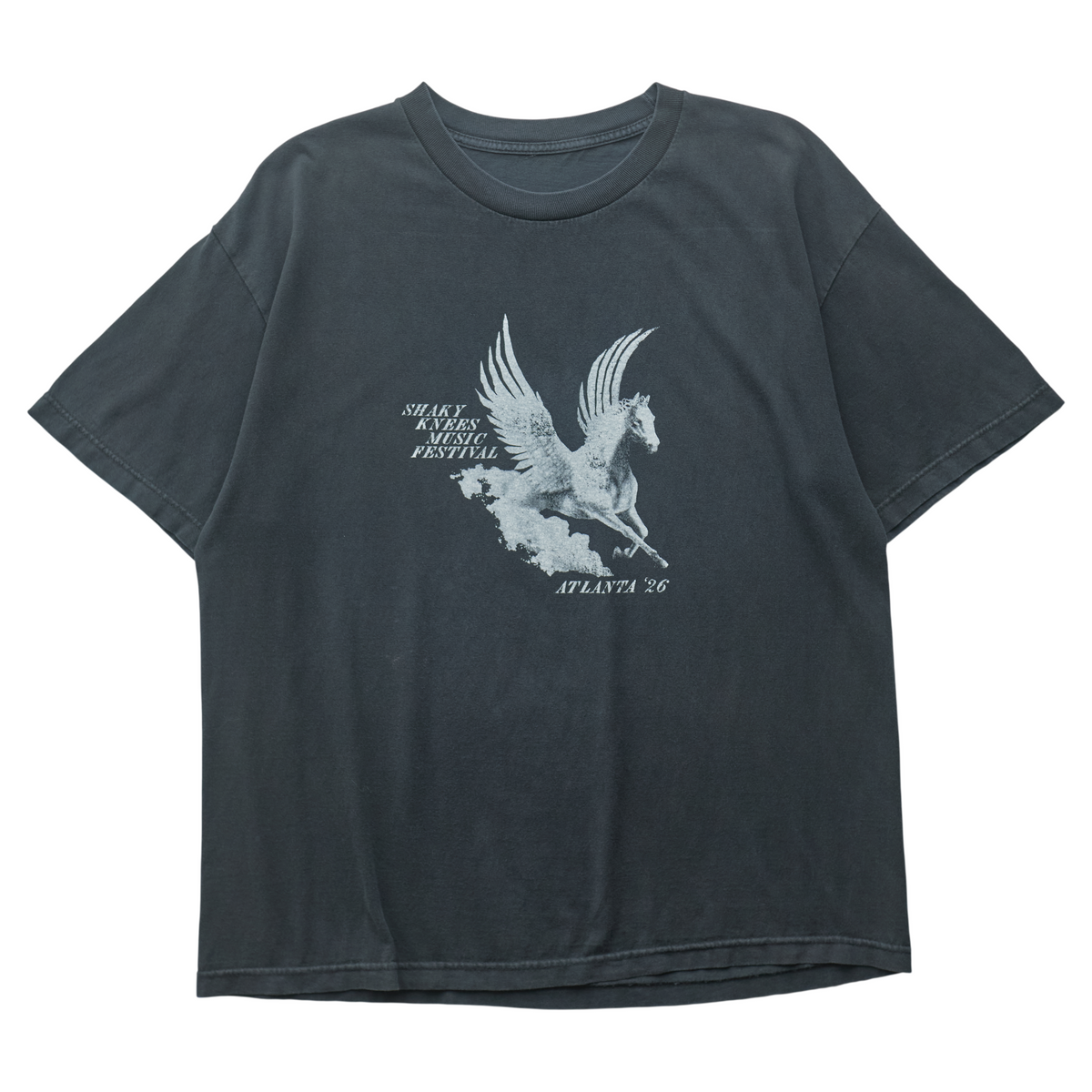SK x Springy Black Pegasus Tee - L