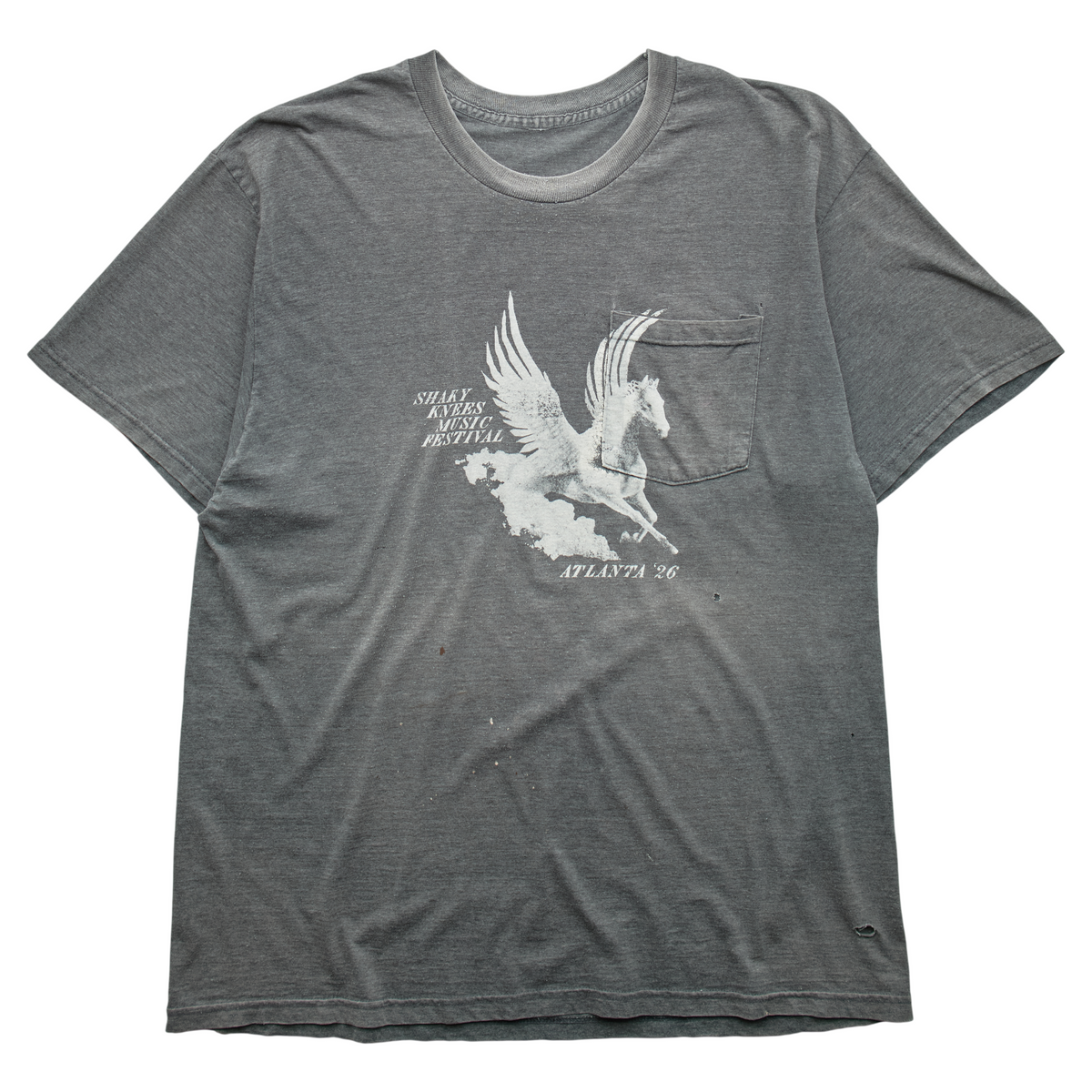 SK x Springy Gray Pegasus Tee - L
