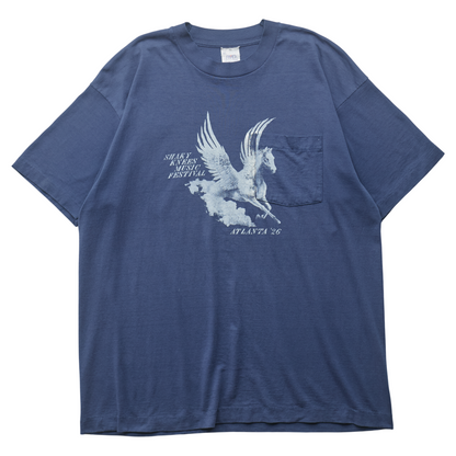 SK x Springy Navy Pegasus Tee - L