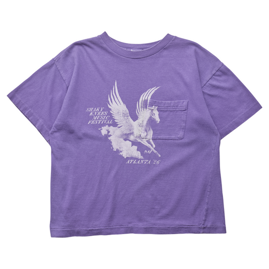 SK x Springy Purple Pegasus Tee - XS