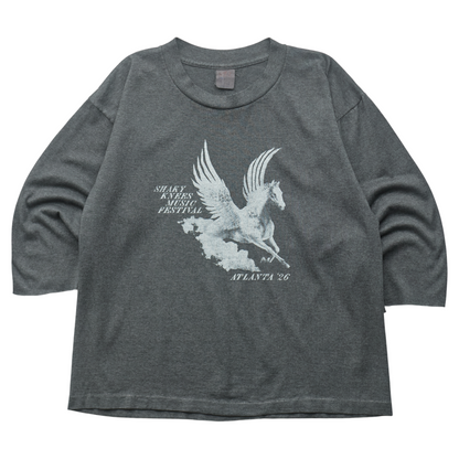 SK x Springy Gray Pegasus Tee - S