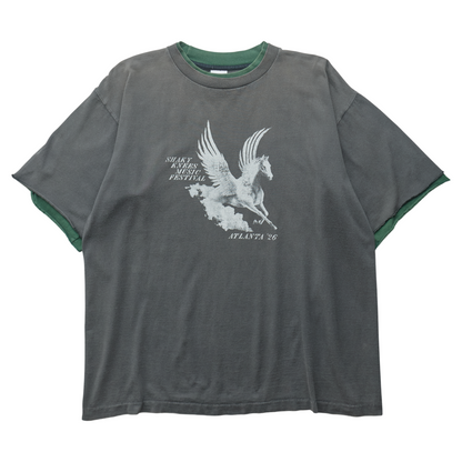 SK x Springy Gray Pegasus Tee - L